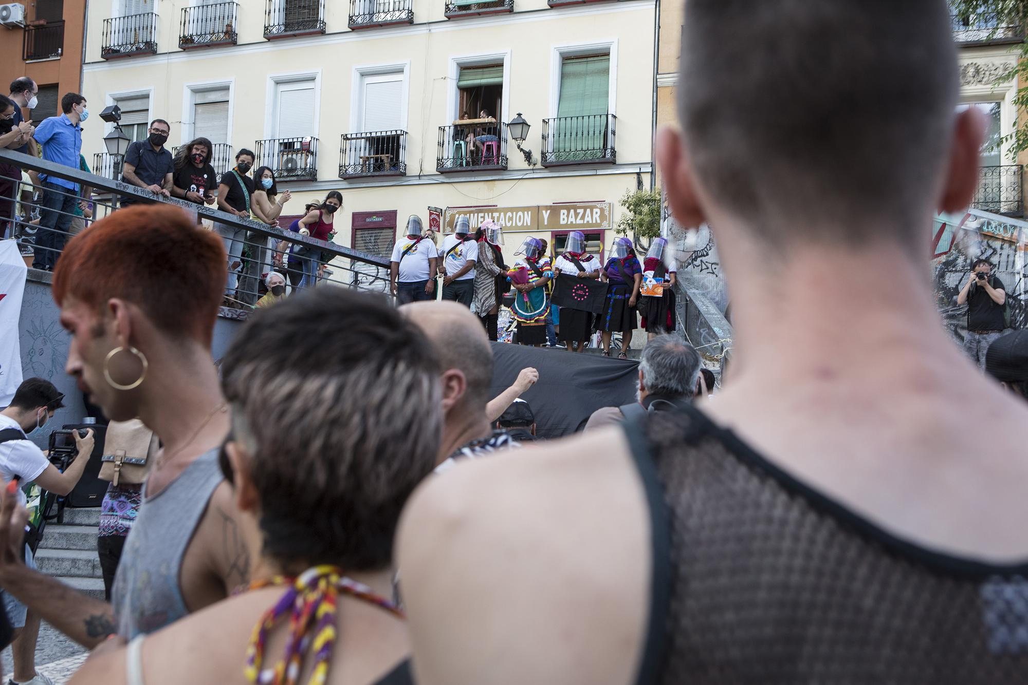 Bienvenida en Madrid al escuadrón 421 del EZLN - 9
